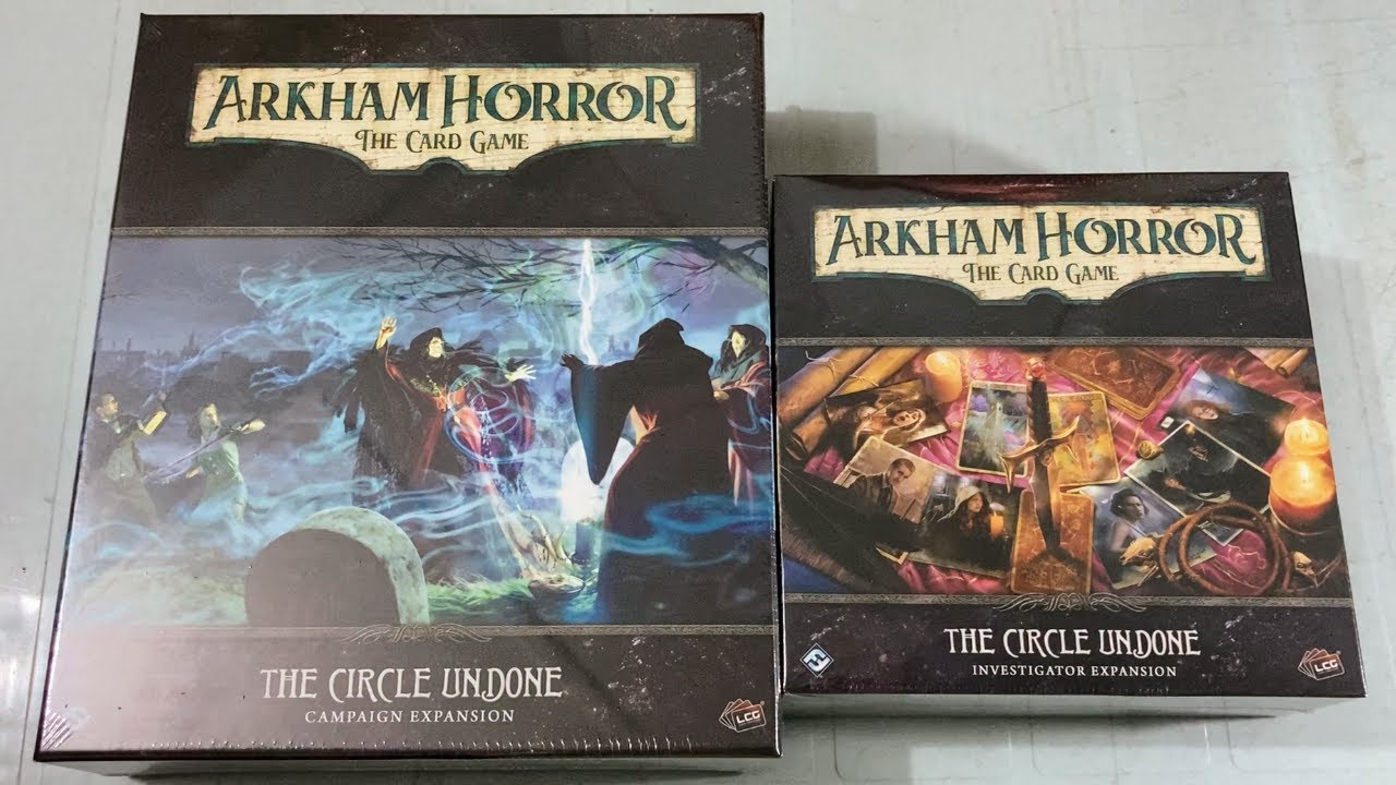 Unboxing New Repack of The Circle Undone Campaign and Investigator 2023