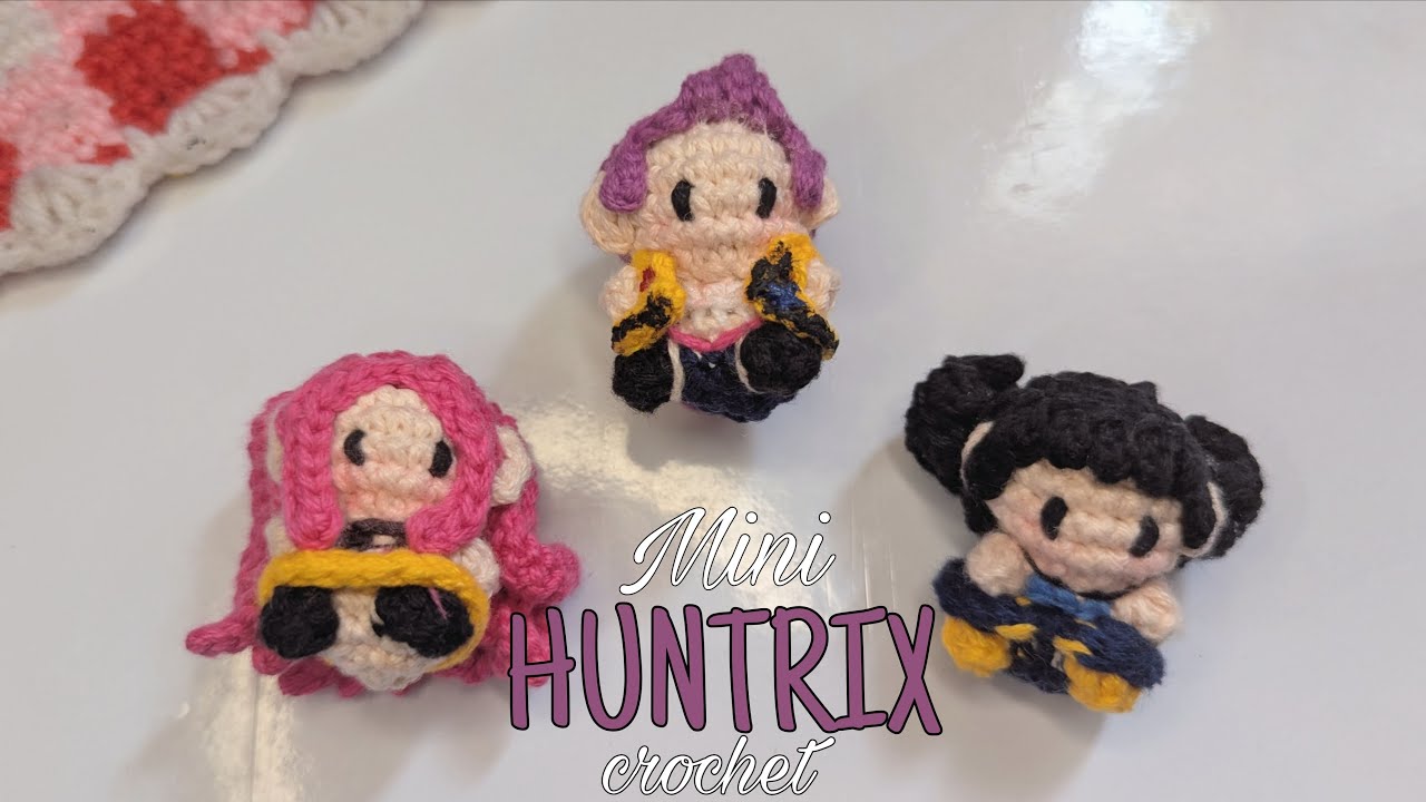 Mini Huntrix a crochet Keychain/ Kpop Demon Hunters/ (Sub. Ingles)/ Little Hope