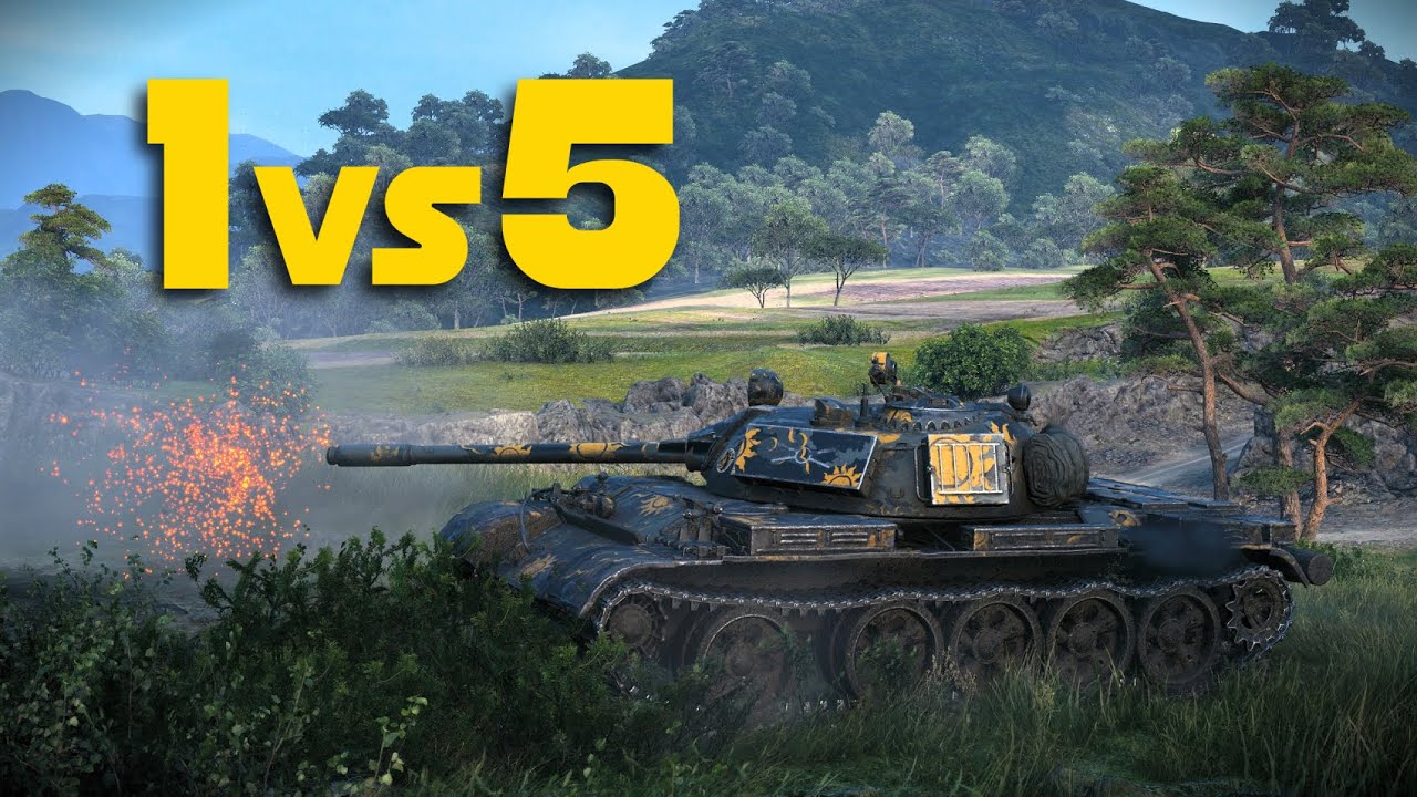 T 55A: Один Но Непоколебимый - World of Tanks