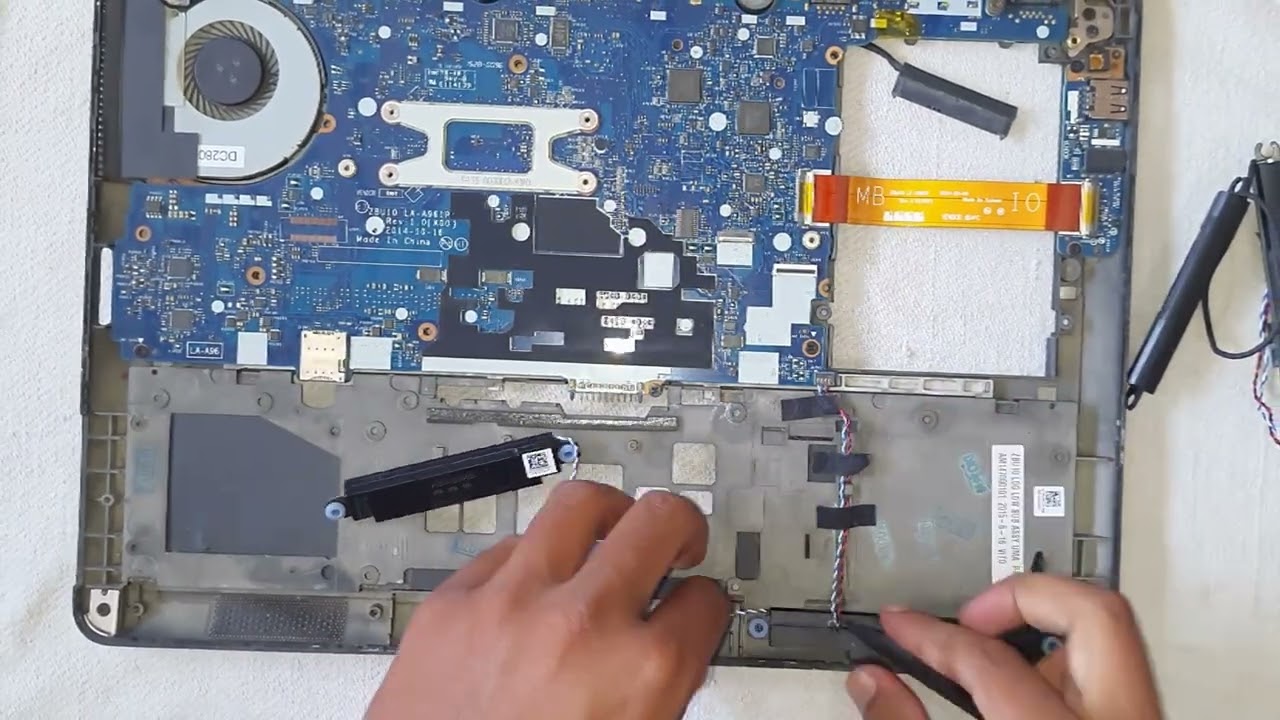 Laptop Speaker Replacement at Home | Step by Step #Dell #laptoprepair 