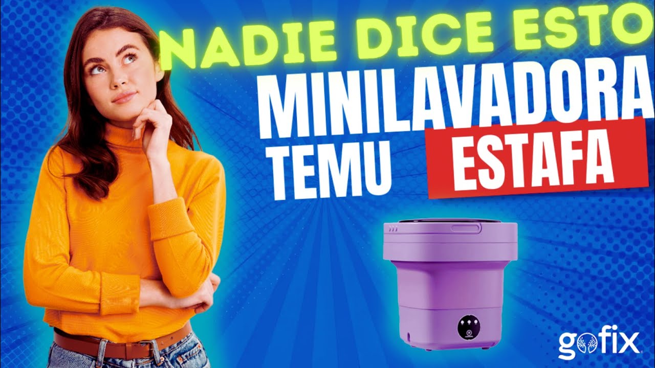 PROBE al maximo la MINI LAVADORA, este fue el RESULTADO | Gofix México