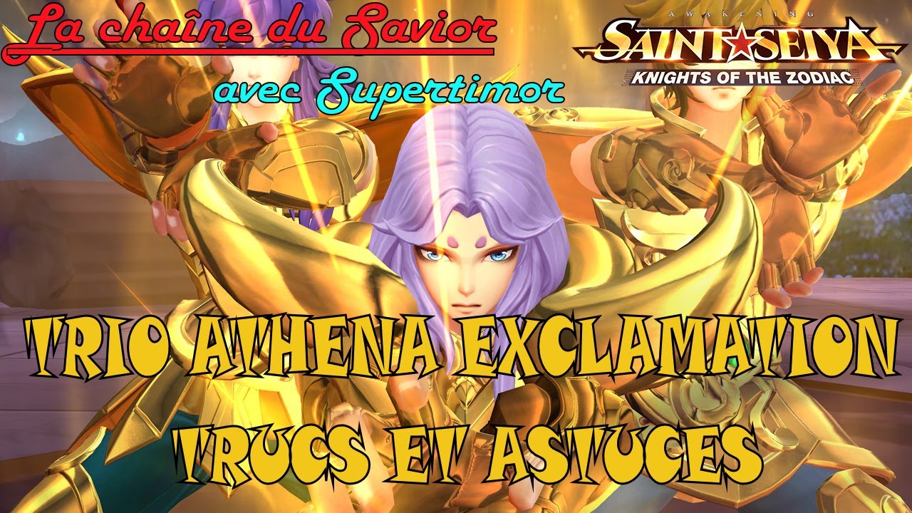 TRUCS ET ASTUCES ATHENA EXCLAMATION SAINT SEIYA AWAKENING #SaintSeiyaKOTZ #SaintSeiyaAwakening