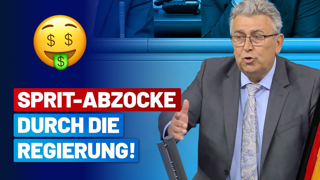 Rund 60 % der Tankstellenkosten landen beim Staat! - Bernd Schattner - AfD-Fraktion im Bundestag