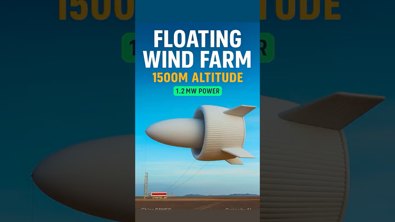 S1500 Airborne Wind Turbine Generates Power for 800 Homes