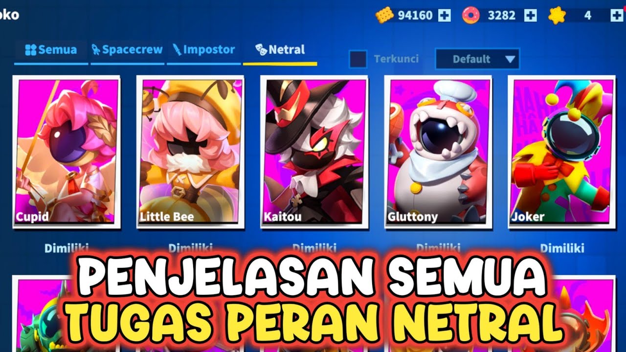 PENJELASAN SEMUA TUGAS PERAN NETRAL DI SUPER SUS TERBARU 2024