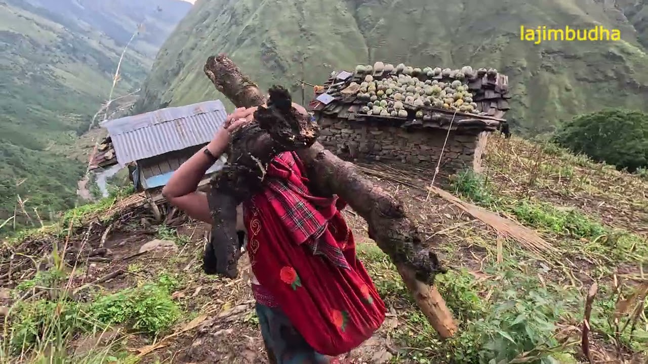 Beyond the Frame: A Day in the Life Inside a Mountain Home || lajimbudha ||