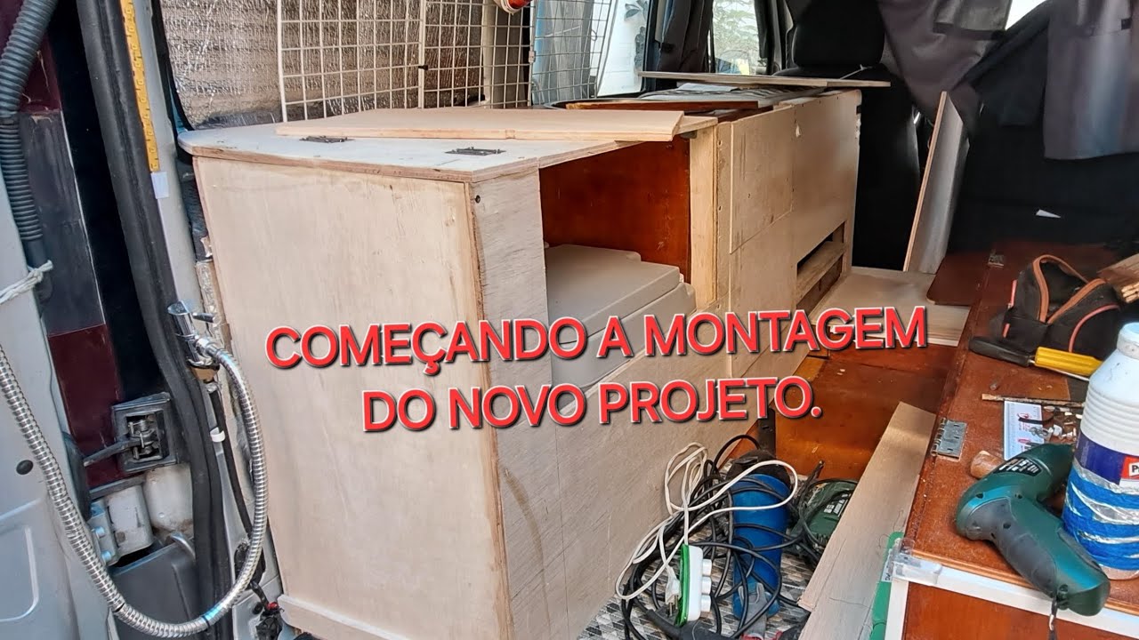 Começando o novo projeto da  doblo motorhome.