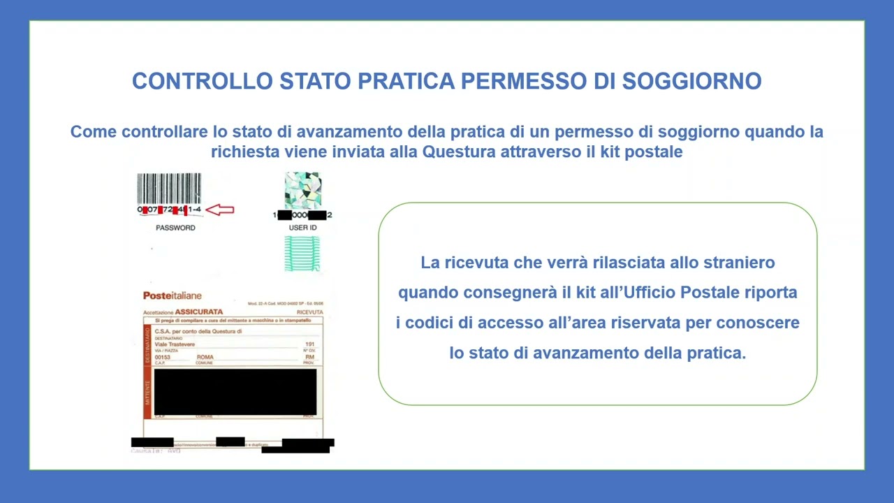 #3 Tutorial_Controllo stato pratica permesso di soggiorno