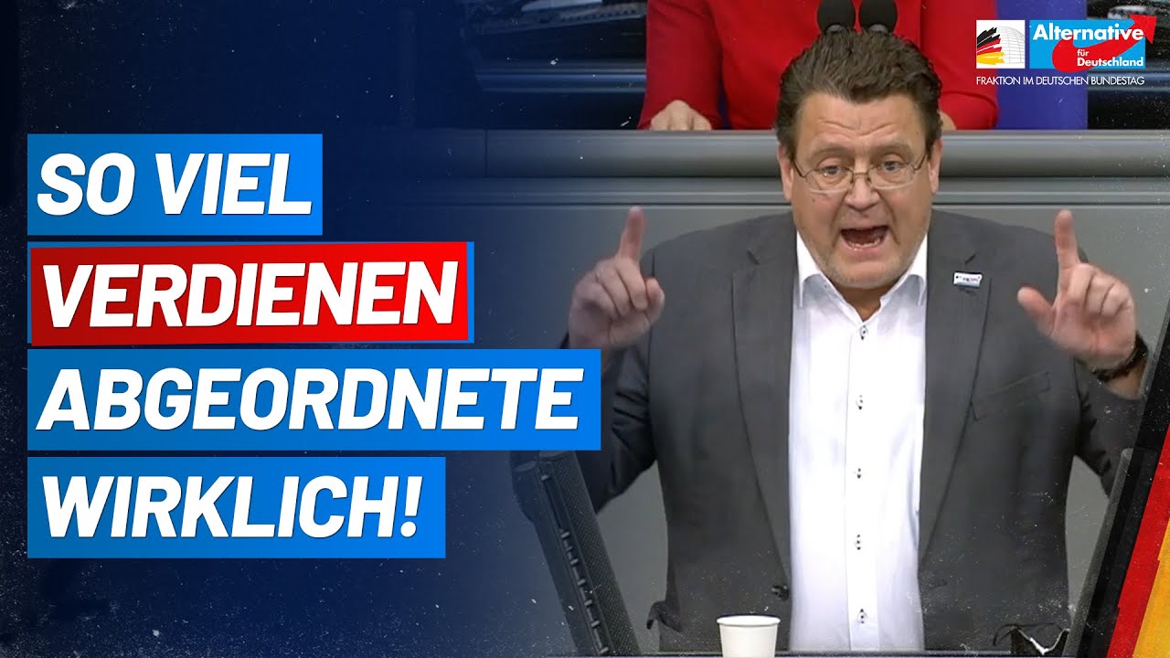 So viel verdienen Bundestagsabgeordnete wirklich! - Stephan Brandner - AfD-Fraktion im Bundestag
