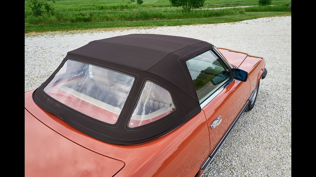 How to operate the convertible soft top on a Mercedes Benz R107