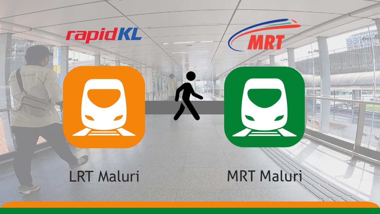 How to walk from LRT Maluri to MRT Station