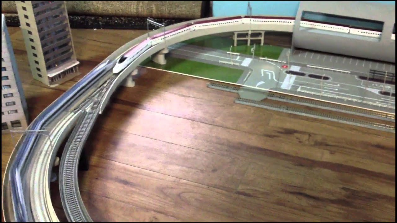 Testing 1: Kato N Scale Shinkansen (Bullet Trains) Unitrack