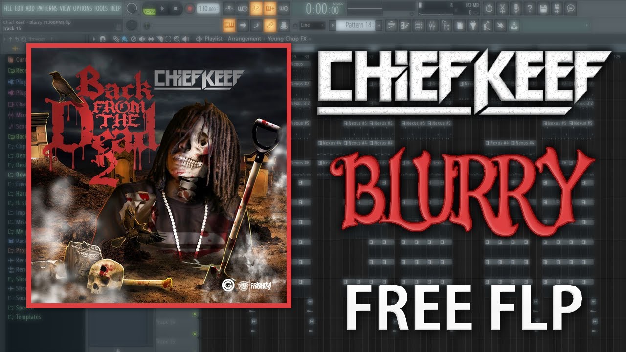Chief Keef - Blurry (INSTRUMENTAL + FLP)