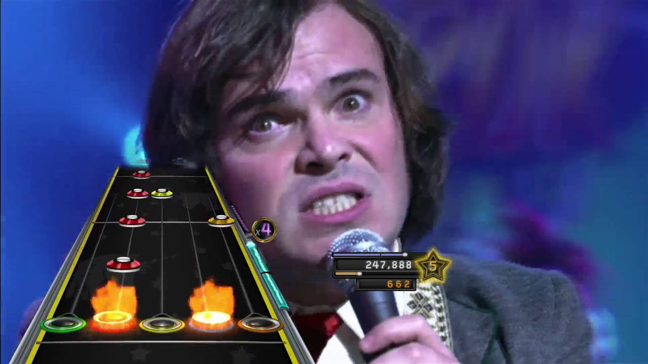 Clone Hero 100% FC: School of Rock (with video background)