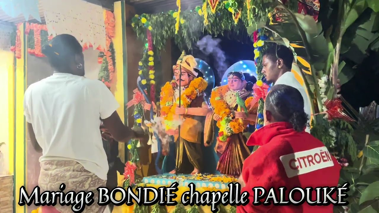 Mariage bondié chapelle Aya PALOUKÉ marche sur le feu dimanche 14 juillet 2024