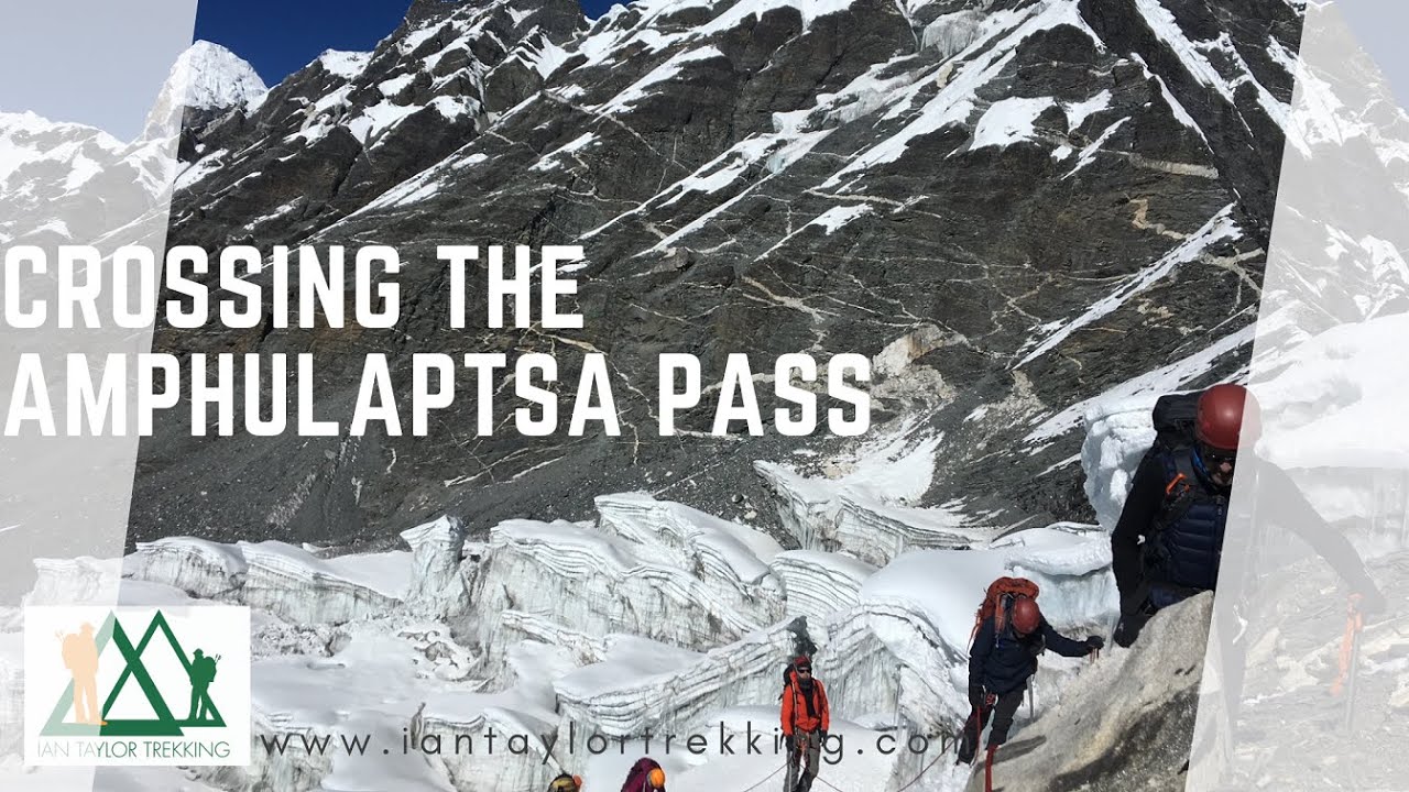 Crossing The Ampulaptsa Pass from Mera Peak to Lobuche Peak