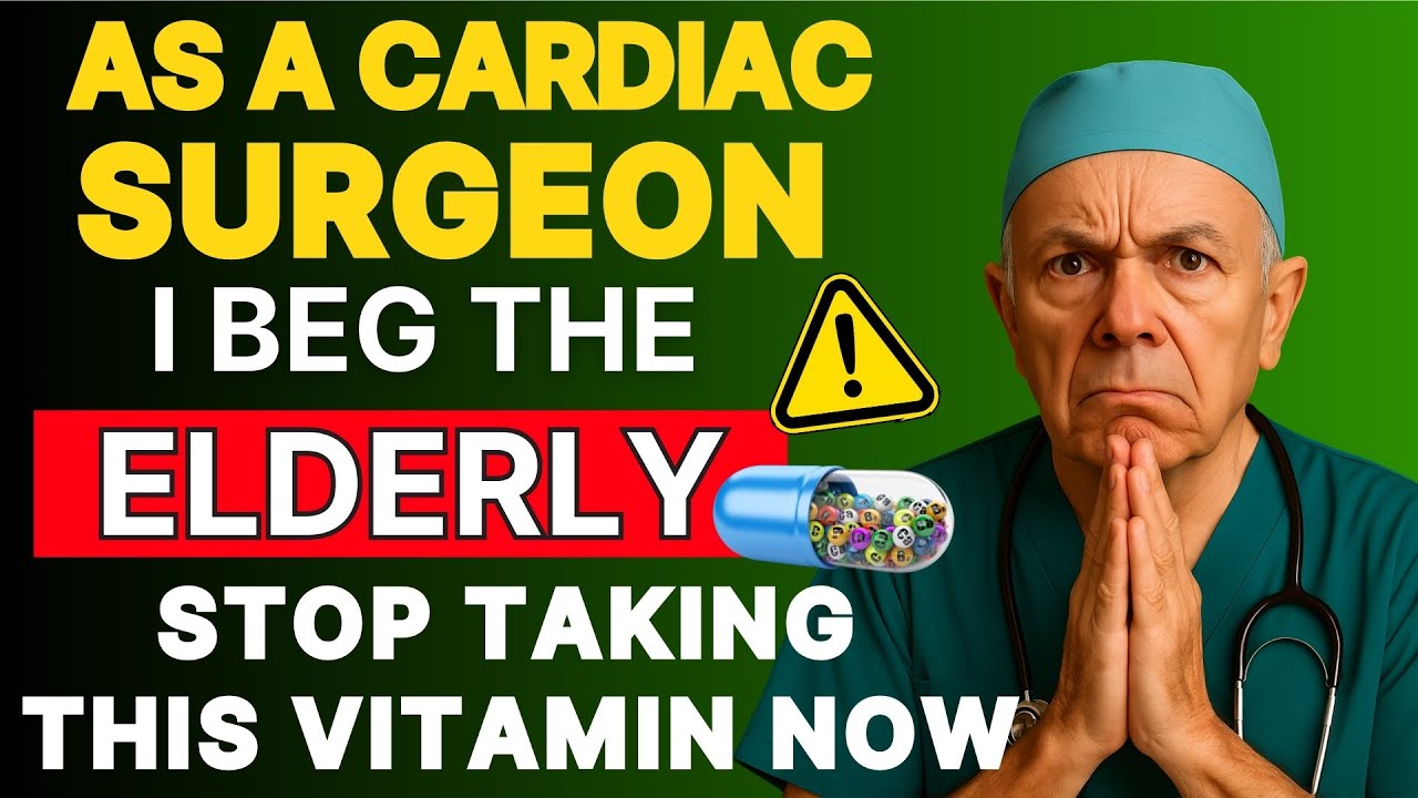 Cardiac Surgeon Warns: This Vitamin Seniors Take Daily Harms the Heart Over Time | Senior Health