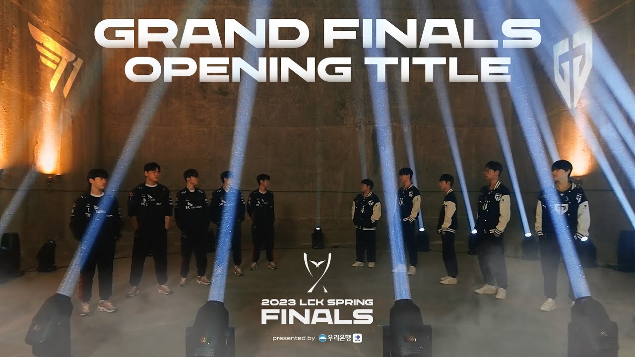 [4K] 2023 LCK 스프링 스플릿 결승전 타이틀