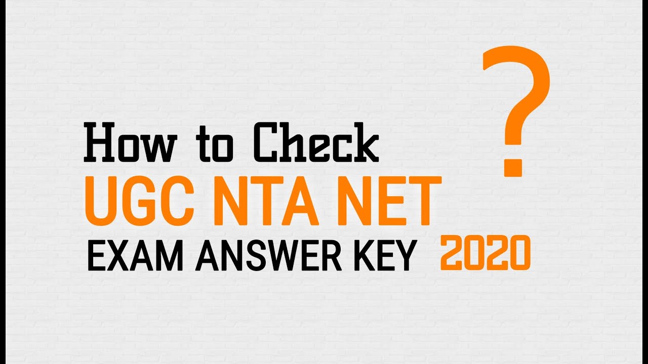 HOW TO CHECK UGC NTA NET ANSWER KEY 2020 | ANSWER KEY WITH RESPONSE SHEET NOW AVAILABLE | NOVEMBER