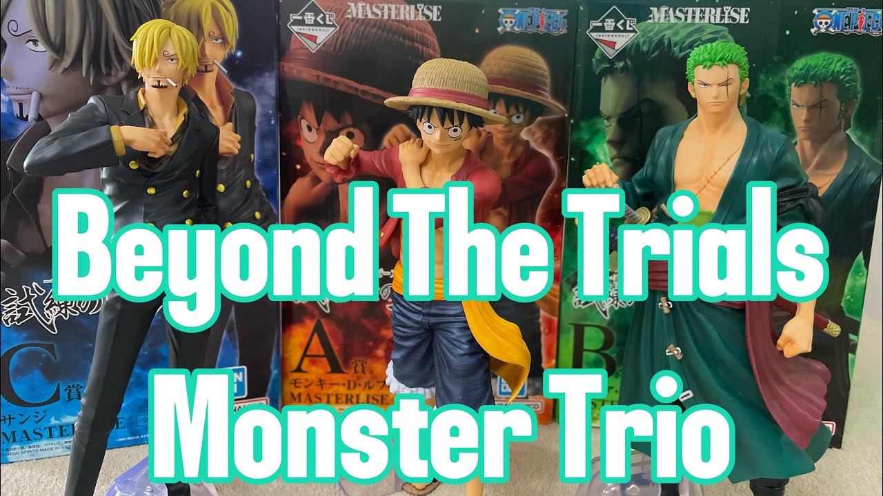 Unboxing Ichiban Kuji Beyond The Trials Monster Trio - Luffy, Zoro and Sanji ! One Piece Figure
