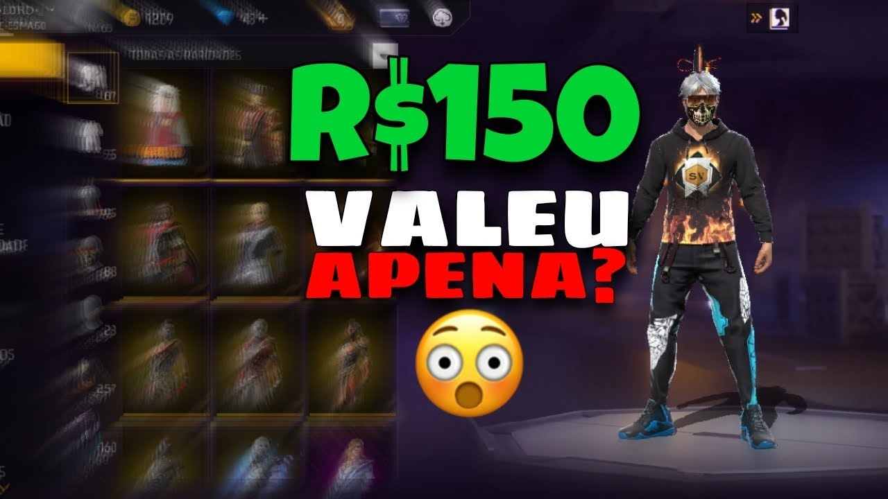 COMPREI UMA CONTA DE FREE FIRE POR R$150… VALEU APENA? 
