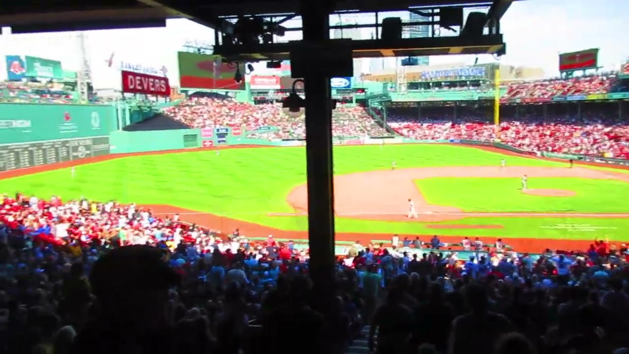 Red Sox home run at Fenway Park