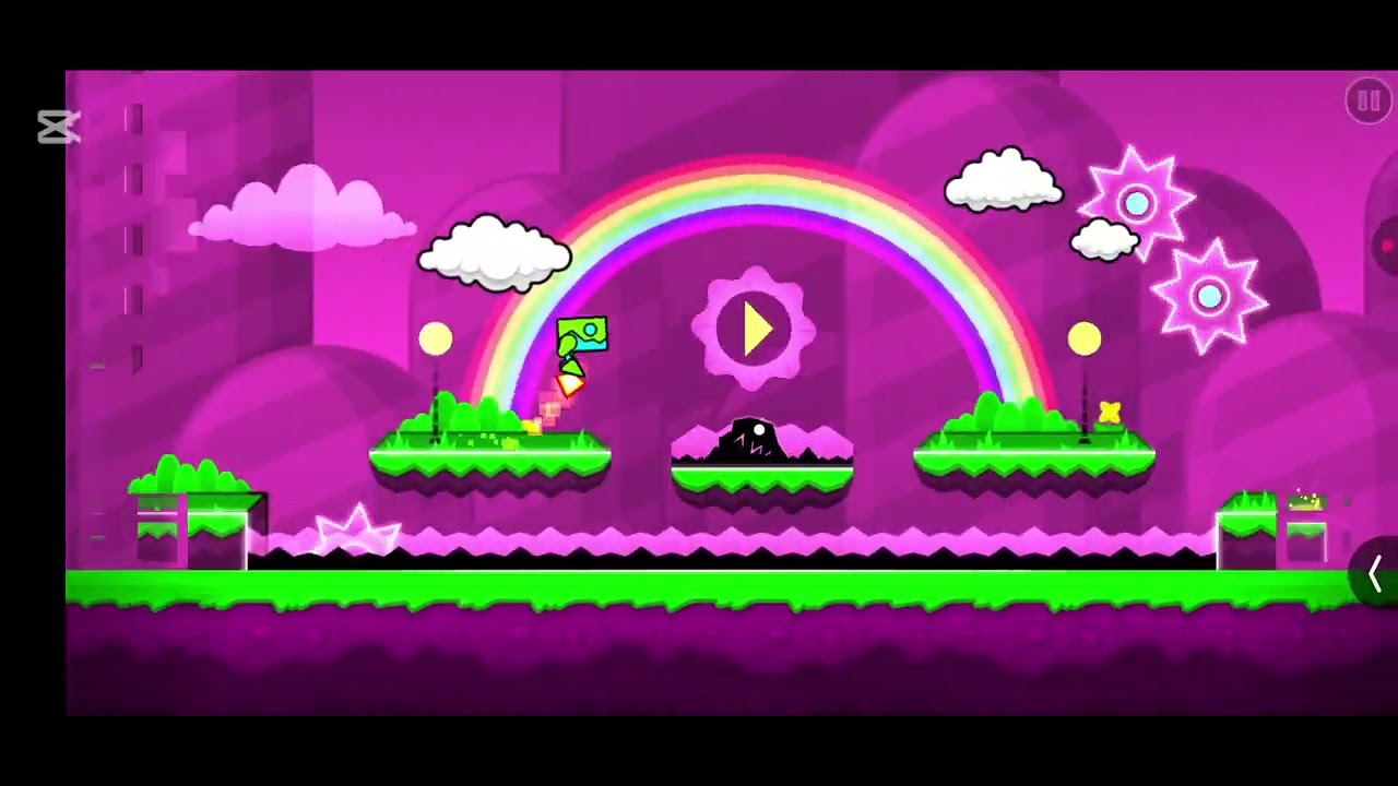Jugando geometry Dash lite pero...
