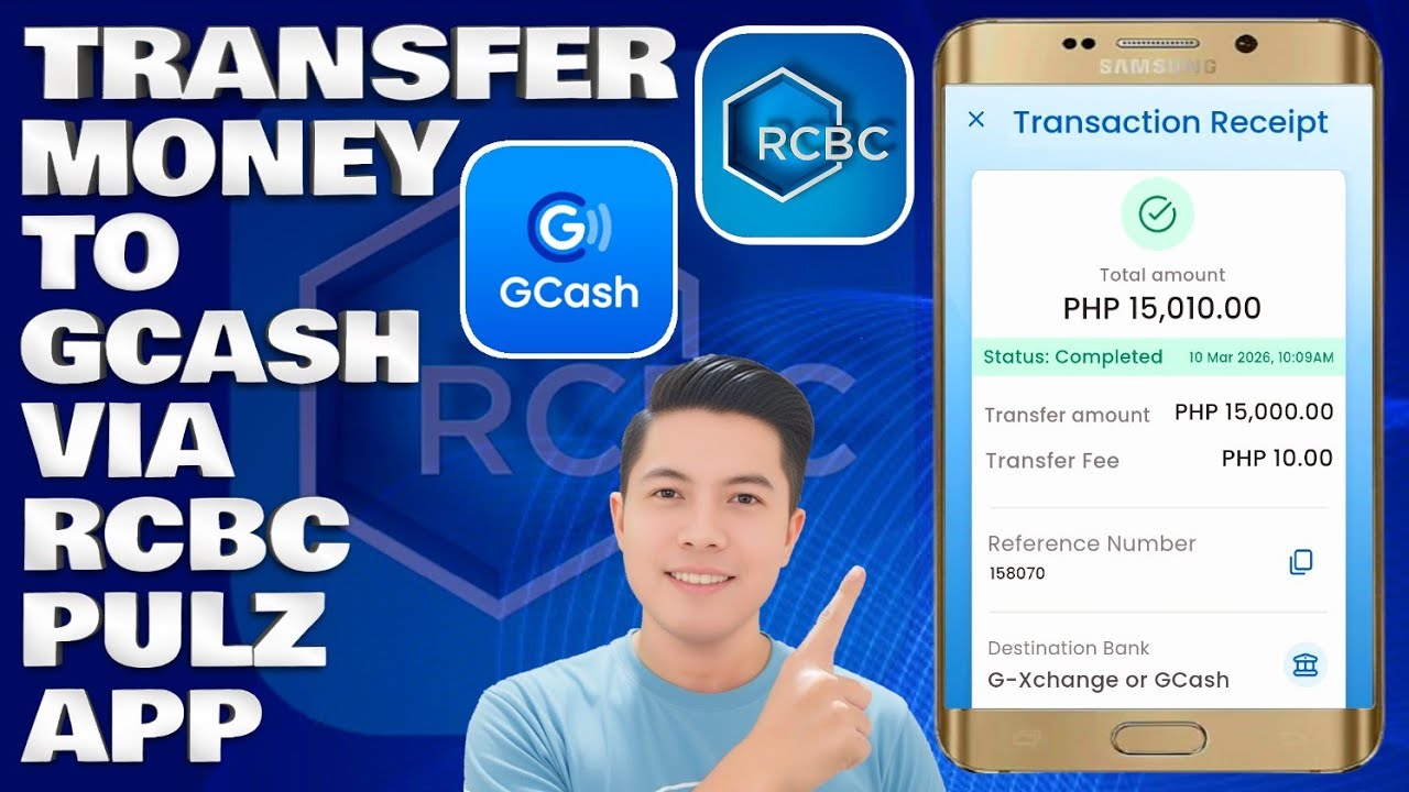 How To Transfer Money To GCash From RCBC Savings Account Via RCBC Pulz App