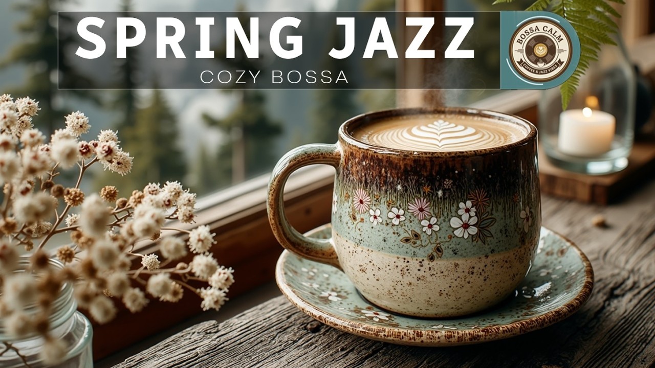 Spring Morning Jazz | Атмосфера кофейни и уютная джазовая музыка для учебы и концентрации