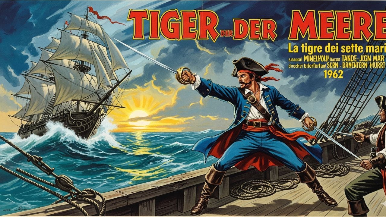 Der Rachepirat (Tiger Der Meere) | Piraten-Abenteuer | Ganzer Film auf Deutsch (1962)