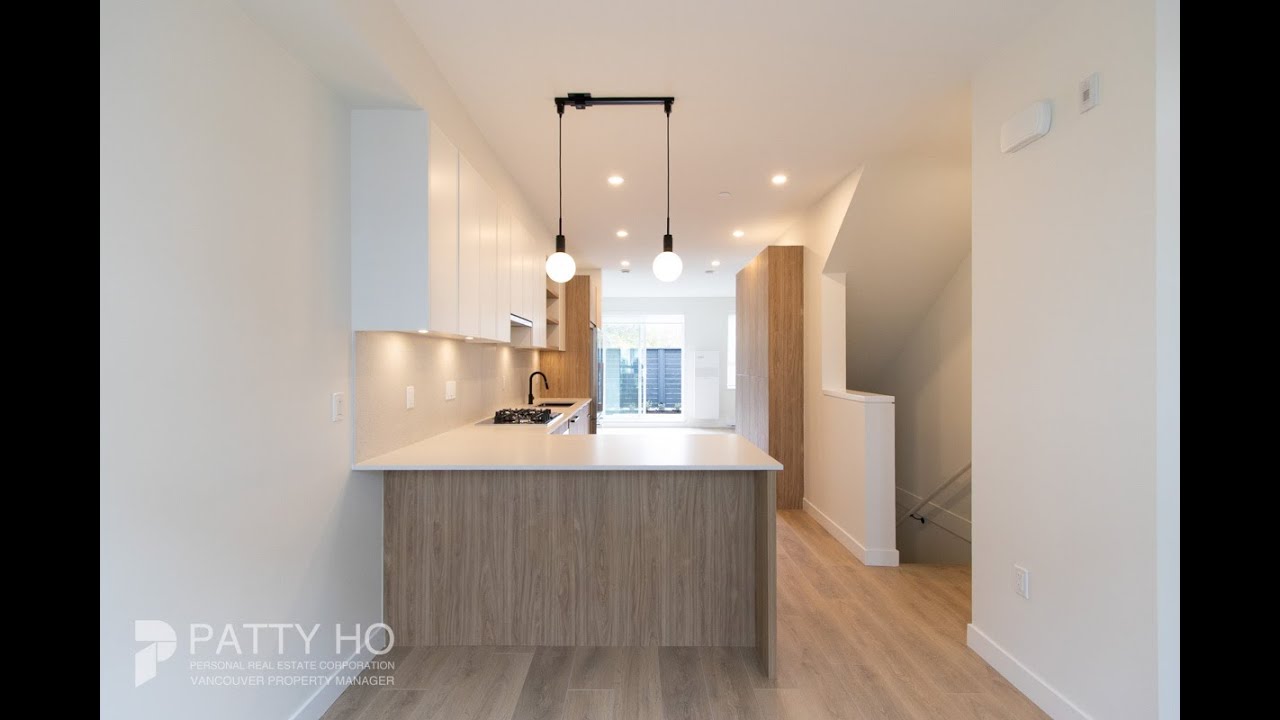 Burquitlam Townhouse For Rent - Dwell 250 - Brand New 3 Bed 2.5 Bath with 2 Parkings, AC, Storage