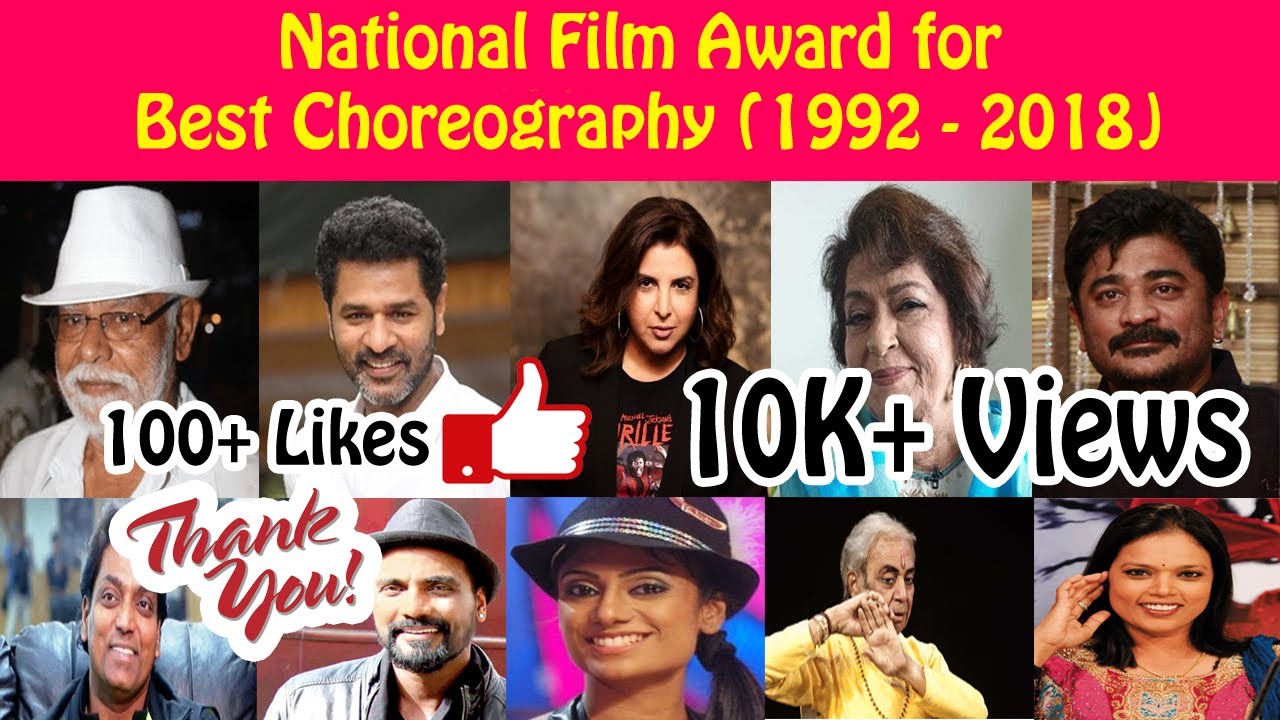 National Award for Best Choreography || Prabhu Deva || Farah Khan || Saroj Khan || Raju Sundaram