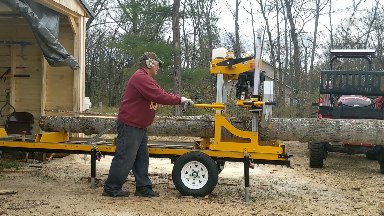 Milling a 17 Foot beam on a Mill That Can Cut Only 10'6