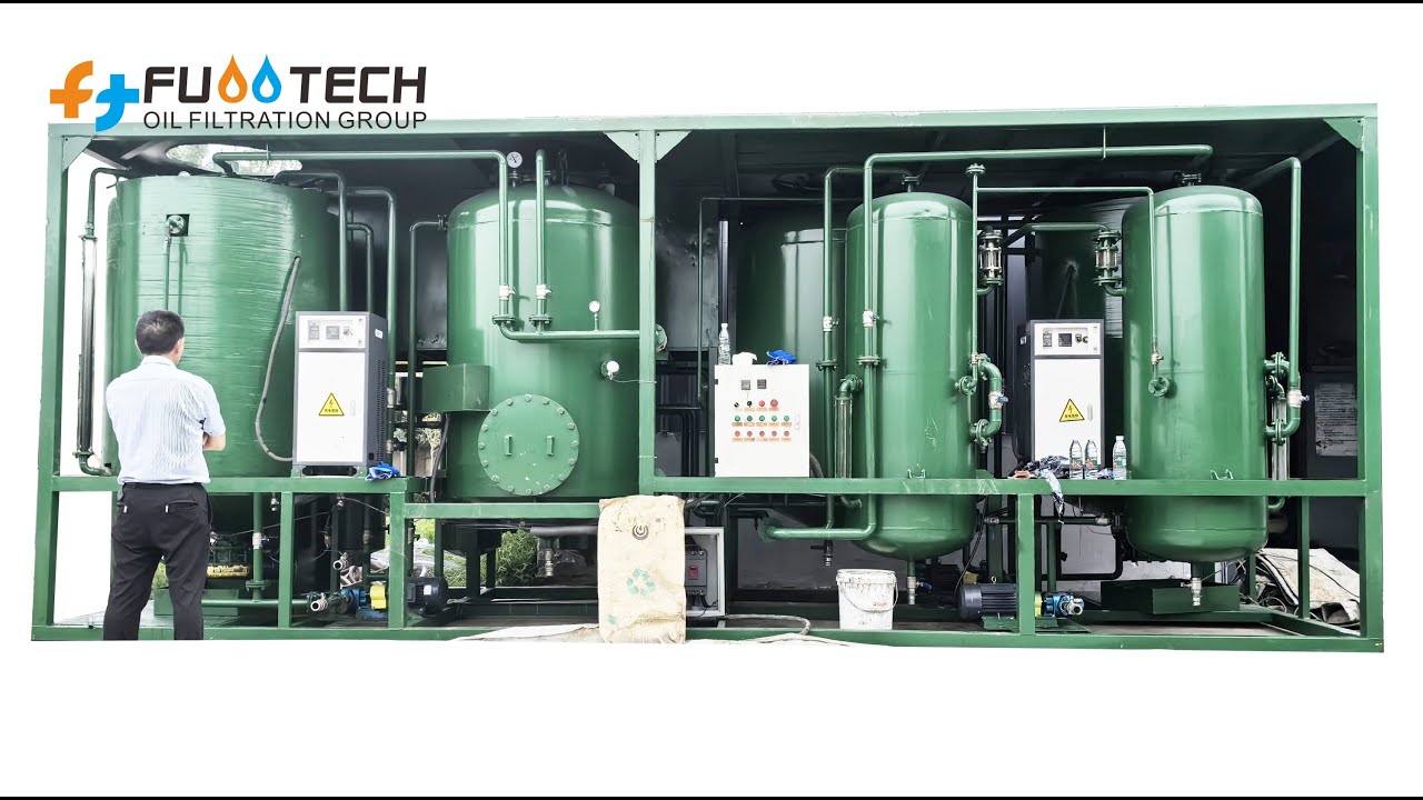 2025 FUOOTECH New FT-ZTS Used Oil Recycling and Decoloring System