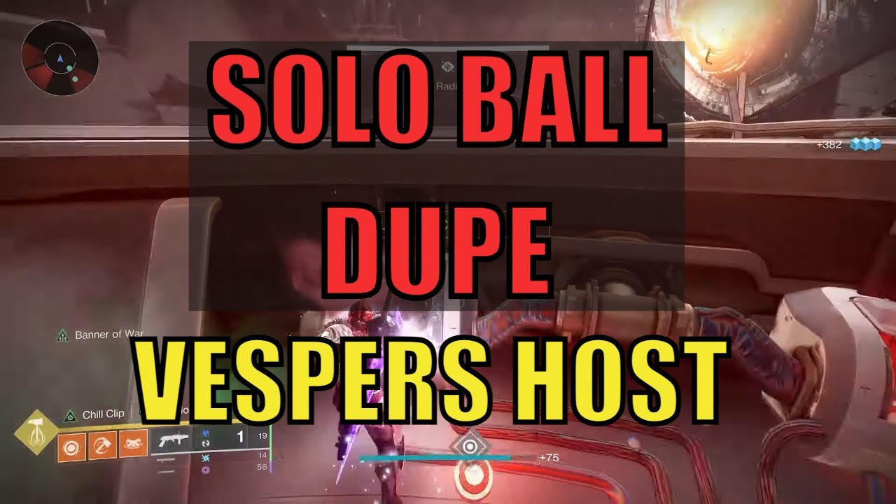 SOLO BALL DUPE CONSISTENTLY VESPERS HOST DUNGEON FREE LOOT FIRST ENCOUNTER GLITCH RELIC CHEESE