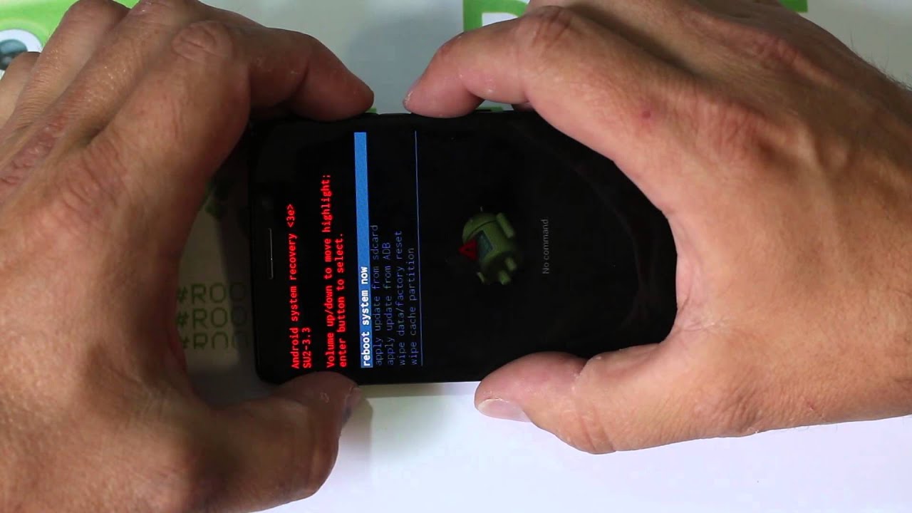 Motorola Droid Ultra Factory Reset in Stock Recovery