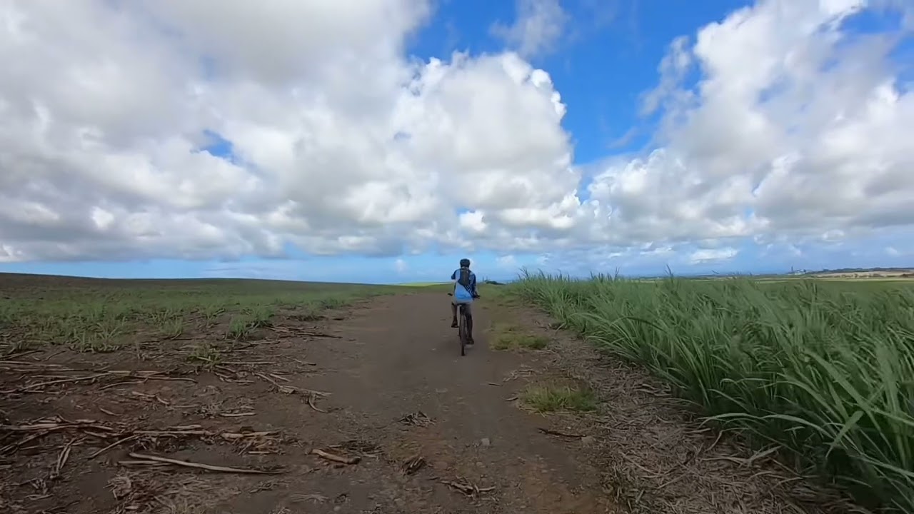 Cycling to mon choix and bon espoir POV Mauritius ASMR