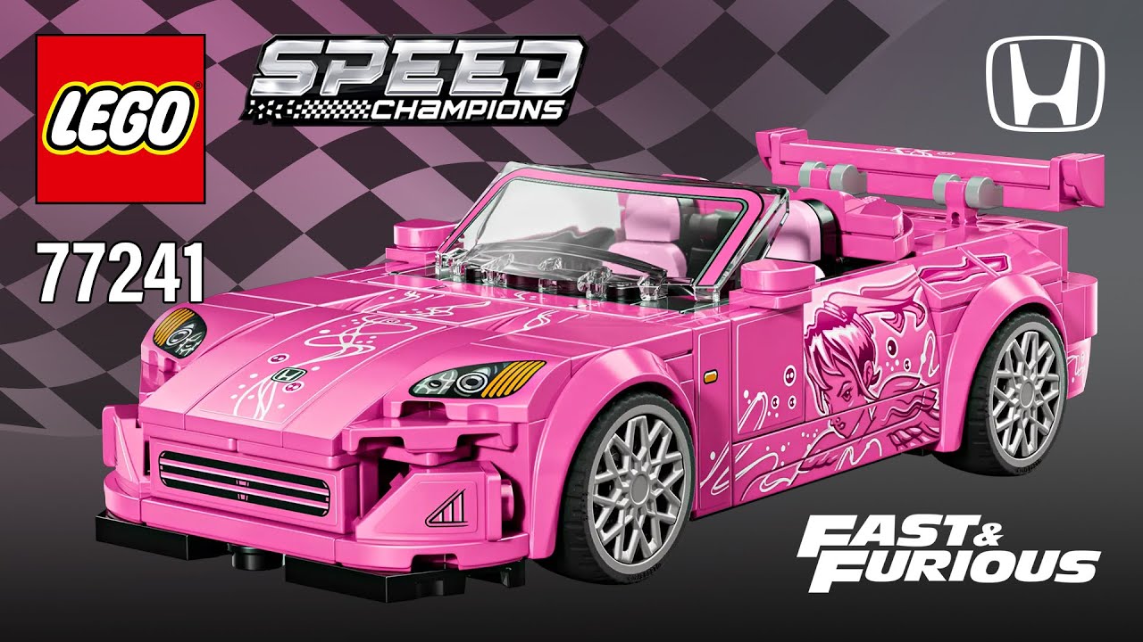 LEGO Speed ​​Champions 2 Szybcy i wściekli Honda S2000 (77241) [300 szt.] Instrukcja budowania kr...