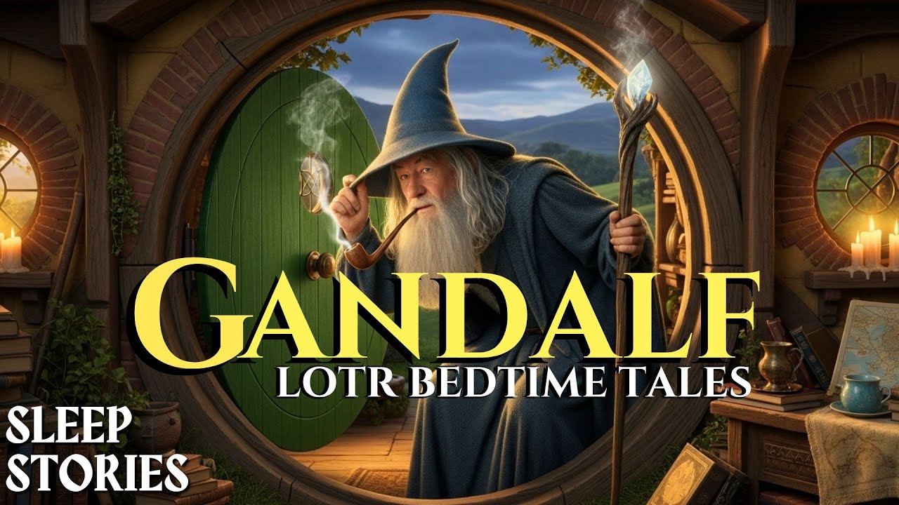 Tales from Bag End: Gandalf's Secret Visits | Middle-earth Lore | Lord Of The Rings ASMR For Sleep
