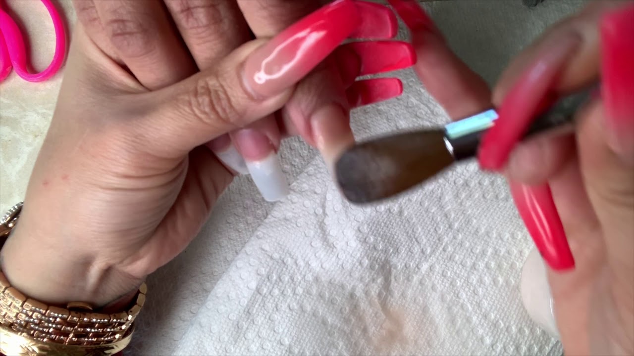 Nail tutorial - cold runny liquid liquid ombre' nails