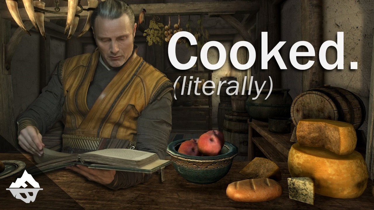 Beating Skyrim with the Official Cookbook was painful
