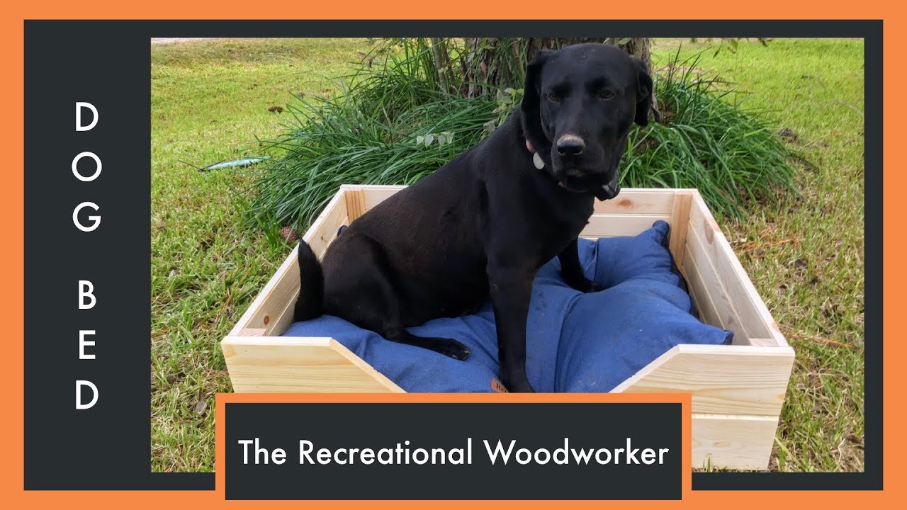 Build a Wooden Dog Bed - How To - With Downloadable Plans (The Recreational Woodworker)