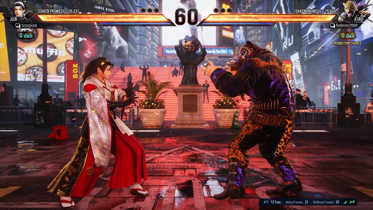 Scorpion (Jun) VS FEDERAR (King) Crazy Best of 3 Set | Tekken 8 CBT