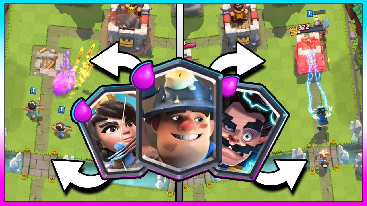 THE NEW PAYFECTA!? INSANE TRIPLE LEGENDARY CYCLE DECK! Miner Electro Wizard Princess in Clash Royale