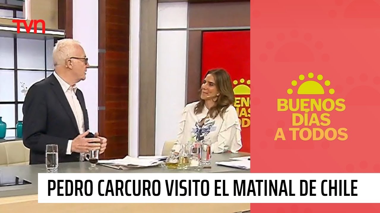 ¡Nos ponemos de pie! Pedro Carcuro visitó el Matinal de Chile | Buenos días a todos