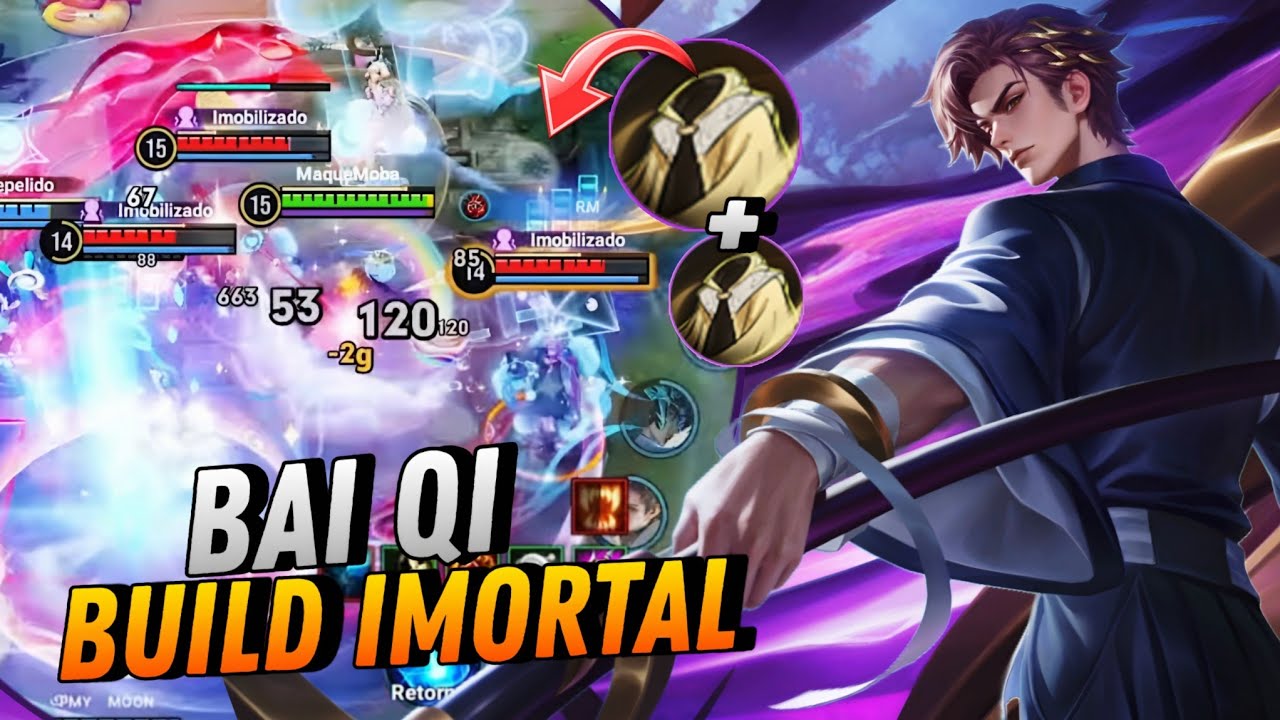ESSE ITEM DEIXOU O BAI QI IMORTAL NESSA PARTIDA - HONOR OF KINGS