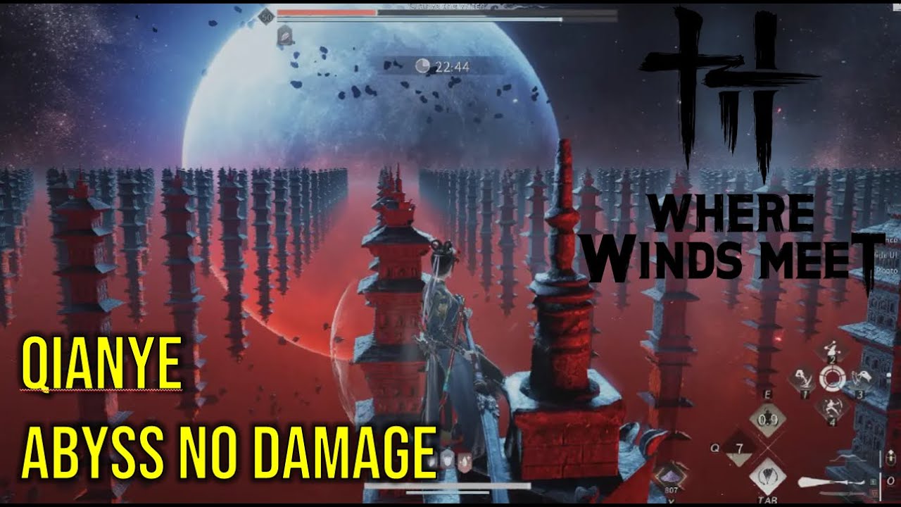 Qianye Easy Abyss | No Hit No Damage | Where Winds Meet