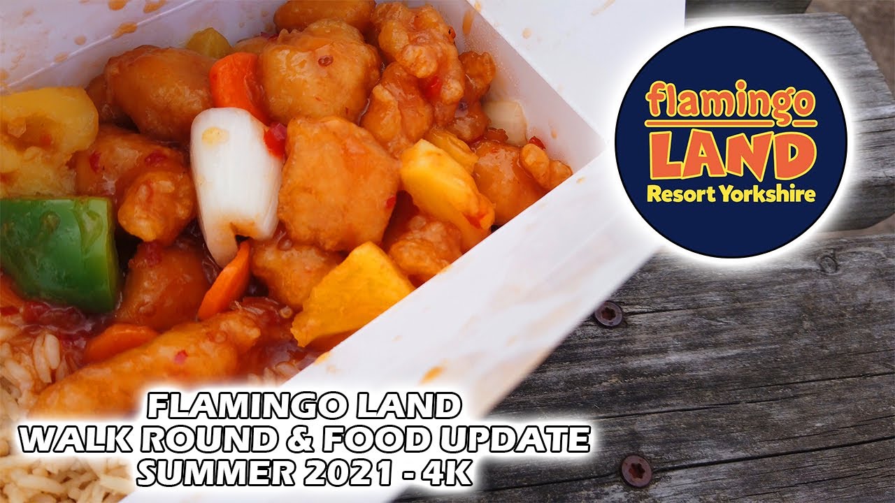 Flamingo Land Food Vlog 4k