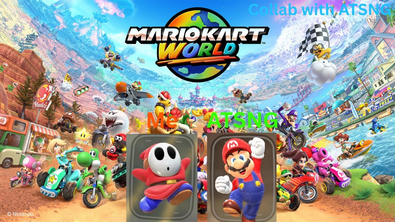 5th Mario Kart World collab with @AlexTheSuperNintendoGamer