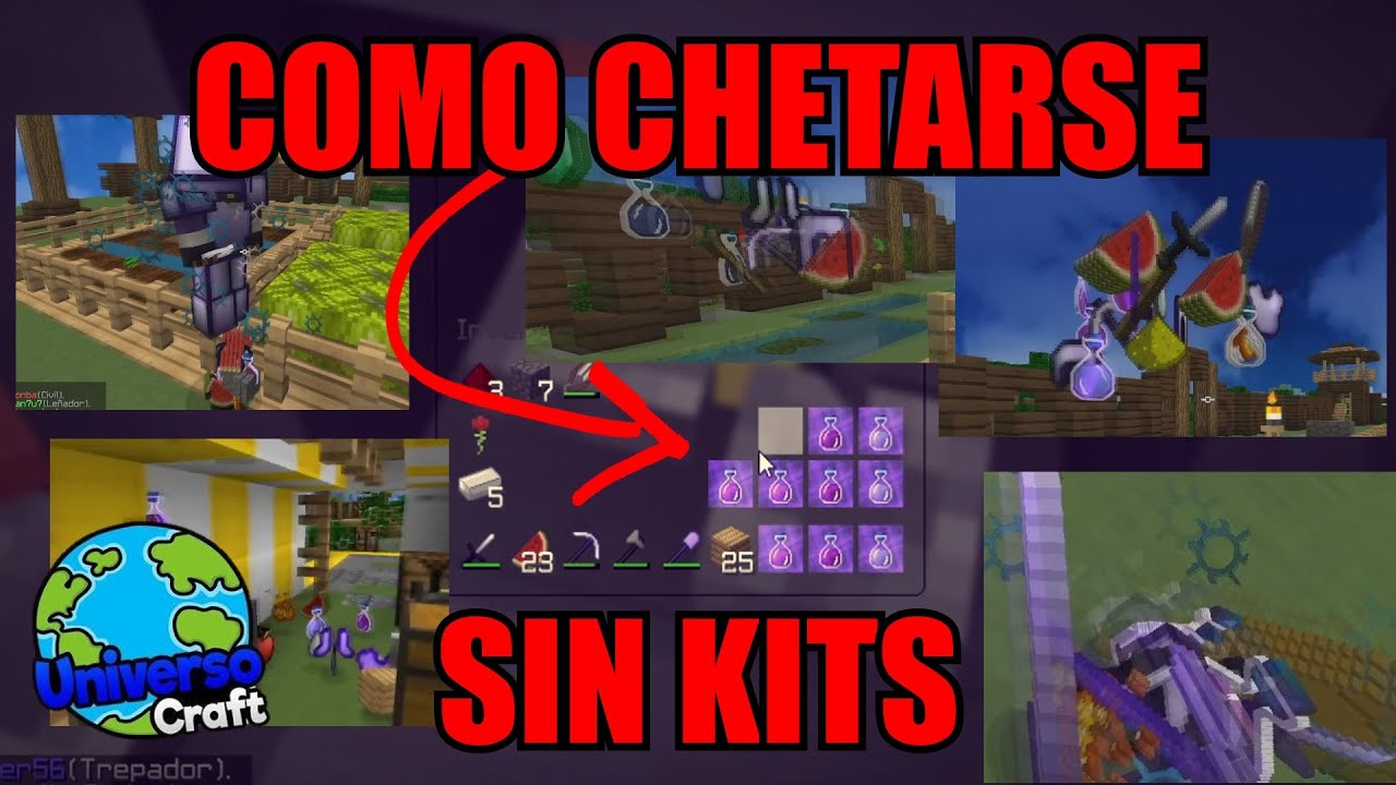 ¿CÓMO CHETARSE😱 para ATACAR SIN KITS🚫🔥? | GUIA DEFINITIVA💪 | UNIVERSOCRAFT🌎 DESTRUYE EL NEXUS ⛏